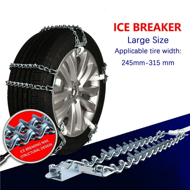 Universal Auto Tire Snow Chain Anti Skid Winter Belt Ice Sand Mud Driving  Tool
