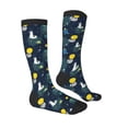 thumbnail image 3 of Haiem Space and Animals Socks, Funny Novelty Crazy Design Cotton Socks Sports Socks Knee High Socks For Men, Women,1Pairs - Gift For Working Friends, 3 of 8