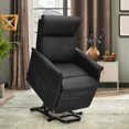 thumbnail image 2 of Costway Électrique Ascenseur Massage Fauteuil Inclinable Canapé W / Télécommande Noir, 2 of 10