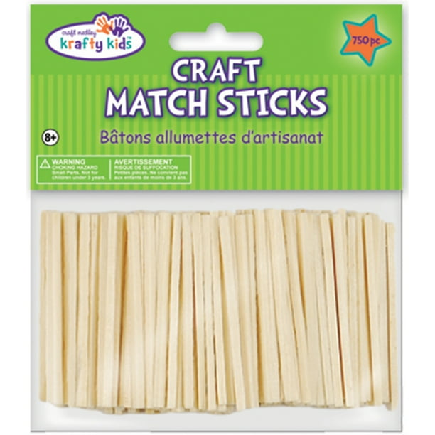 Craft Match SticksNatural 2" 750/Pkg