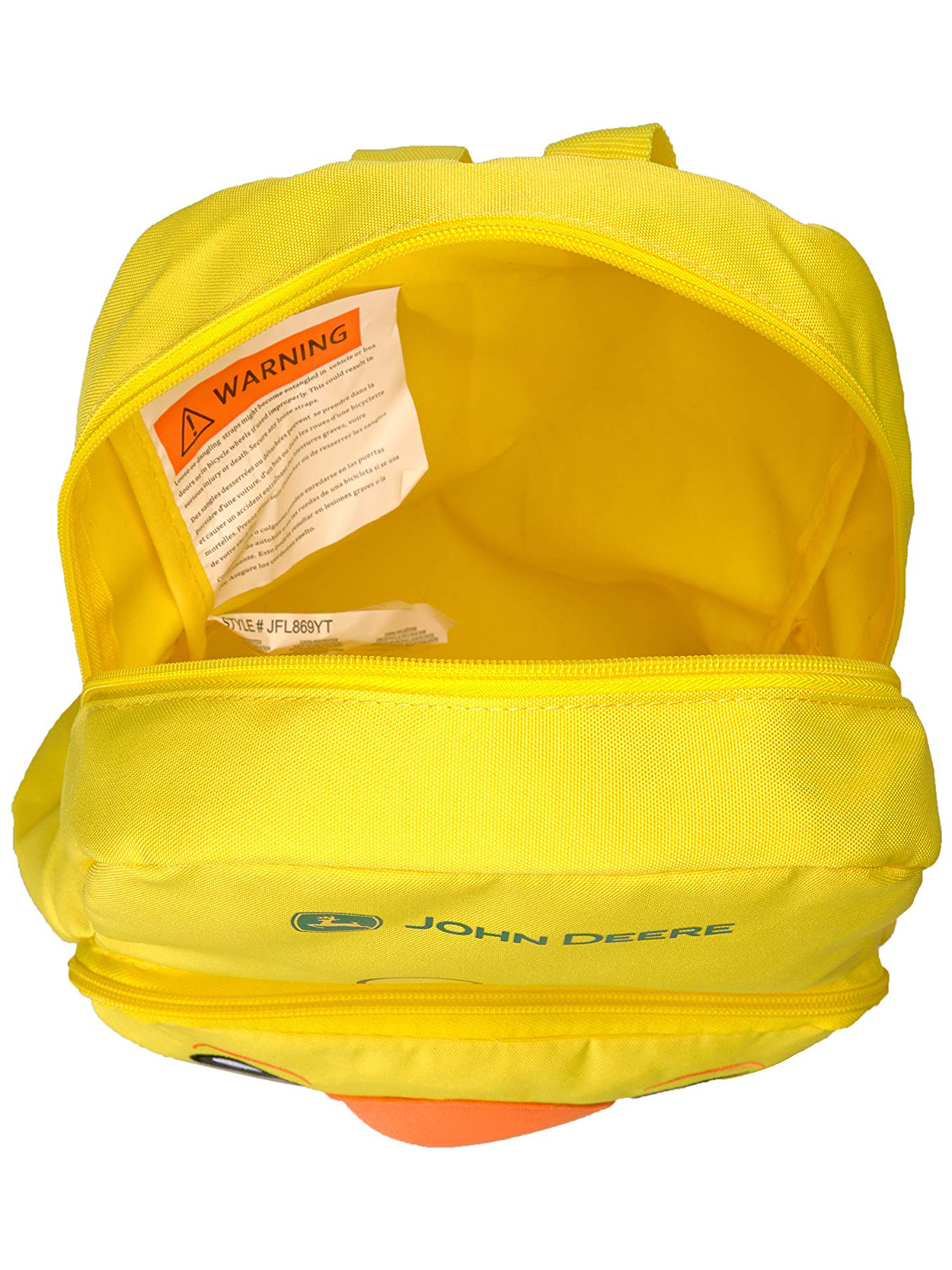 John Deere Chick Toddler 13 inch Yellow Mini Backpack JFL869YT - image 4 of 5