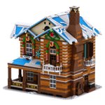 Building Blocks | Christmas Cabin 3693 pcs (no box)