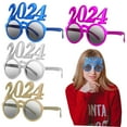 thumbnail image 5 of Raindrops 4Pcs Eye-Catching 2024 Modeling Eyewear Plastic Assorted Colors for New Year Party, 5 of 8