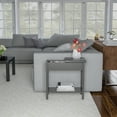 thumbnail image 2 of Lavish Home Narrow Sofa Console or End Table with Flip-Top Storage Compartment and Shelf (Gray), 2 of 6