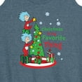 thumbnail image 3 of Cat in the Hat - Christmas Is A Family Thing - Women's Racerback Tank Top, 3 of 6