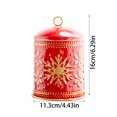 thumbnail image 3 of Cord Xmas Decorative Jar, Christmas Decorations Indoor Outdoor Party Room Home Decor Accents, Villa Tabletop Decor for Mantel, Shelf, Home Room Holiday Decor, 3 of 7
