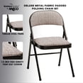 thumbnail image 2 of MECO 4-Pack of Deluxe Motif Fabric Padded Folding Chairs with 16 x 16 Inch Seat, 2 of 7