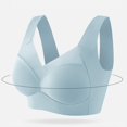thumbnail image 6 of Sports Bra for Women Workout Fashion Deep Cup Summer Wireless No Underwire Push Up Yoga Bra, 6 of 9