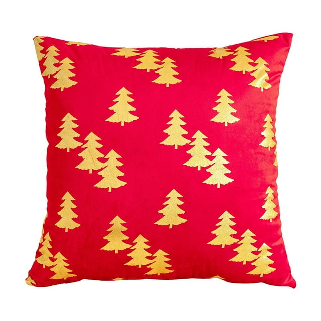 Christmas Decorations for the Home Winter Bedroom Christmas Pillowcase Print Pillowcase Holiday Decoration Red Pillowcase Gift Decorations for Bedroom