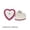 Hot Pink, variant on WEGFTDUOP Heart Shaped Plug In LED Night Light With Dusk To Dawns Sensor Auto On At Night Off In Day Soft Warm Glows Bedroom Nursery Hallway