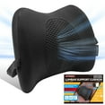 thumbnail image 3 of XUKEY Lumbar Support Pillow Back Cushion for Car Seat and Office Universal, 3 of 10