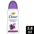 thumbnail image 3 of Dove Advanced Care Women's Antiperspirant Deodorant Dry Spray, Acai Berry & Lotus Flower, 3.8 oz, 3 of 10