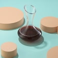 thumbnail image 5 of JoyJolt Lancia Hand Blown Non-Leaded Crystal Wine Decanter, 54 Ounce Red Wine Carafe, 5 of 9