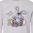 thumbnail image 4 of Inktastic Happy Easter Bunny Rabbit Long Sleeve Youth T-Shirt, 4 of 5