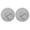 Gray, variant on NFTIGB D Ring Pad Patch PVC Inflatable Boat Raft Dinghy Canoe Surfboard Kayak Tie Down Fitting Orange[cite: 1]