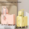 thumbnail image 2 of Equipaje para niños, maleta de 18/20 pulgadas, maletas de viaje juego de equipaje de seis ruedas, maletas equipaje de 22/24 pulgadas con portavasos USB, Maleta de viaje, 2 of 4
