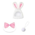 thumbnail image 2 of Sltwyw 23" Bunny Costume for Goose Statues - Weather-Resistant Easter Outdoor Decor for Cement/Plastic Yard Figures, 2 of 9