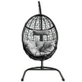 thumbnail image 2 of Costway Hammock Chair with Stand Hanging Cushioned Swing Egg Chair, 2 of 10