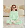 thumbnail image 6 of Arshiner Girls 2 Piece Outfits Casual Clothing Sets Long Sleeve Pullover Sweatshirts and Sweatpants with Pockets, 6 of 6