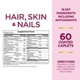 thumbnail image 2 of Suplemento Nature's Bounty para cabello, piel y uñas, 60 tabletas, 2 of 5