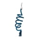 thumbnail image 5 of Percha de cuerda en espiral para pájaros, soporte para jaula de pájaros de algodón, accesorios para postes, escalada de pie azul, 5 of 9