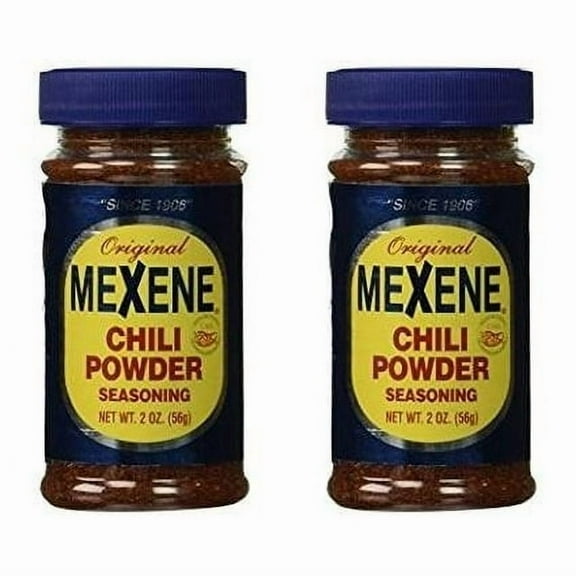 Mexene Original Chili Powder Seasoning, Blend Cumin Oregano Garlic 2oz (2 Pack)