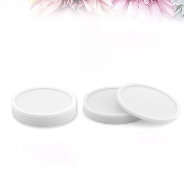 BEADCEST Base Redonda De Silicona Para Vaso Con Protección Antideslizante