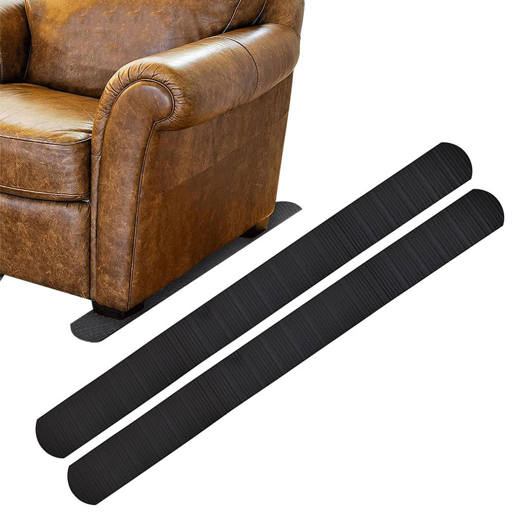 How to Stop Couch from Sliding  Rubber Vibration Pads used Under Sofa on  Hardwood Floors 