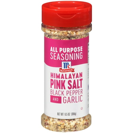 McCormick Himalayan Pink Salt with Black Pepper and Garlic All Purpose Seasoning - 6.5oz