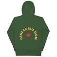 thumbnail image 2 of Cane Corso Mom  pups Unisex Hoodie (Forest Green, XL), 2 of 2