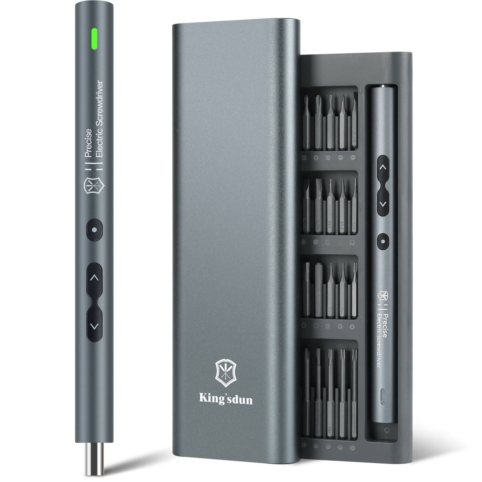 Kingsdun Mini Electric Screwdriver, 62 in 1 Precision Power Screwdriver