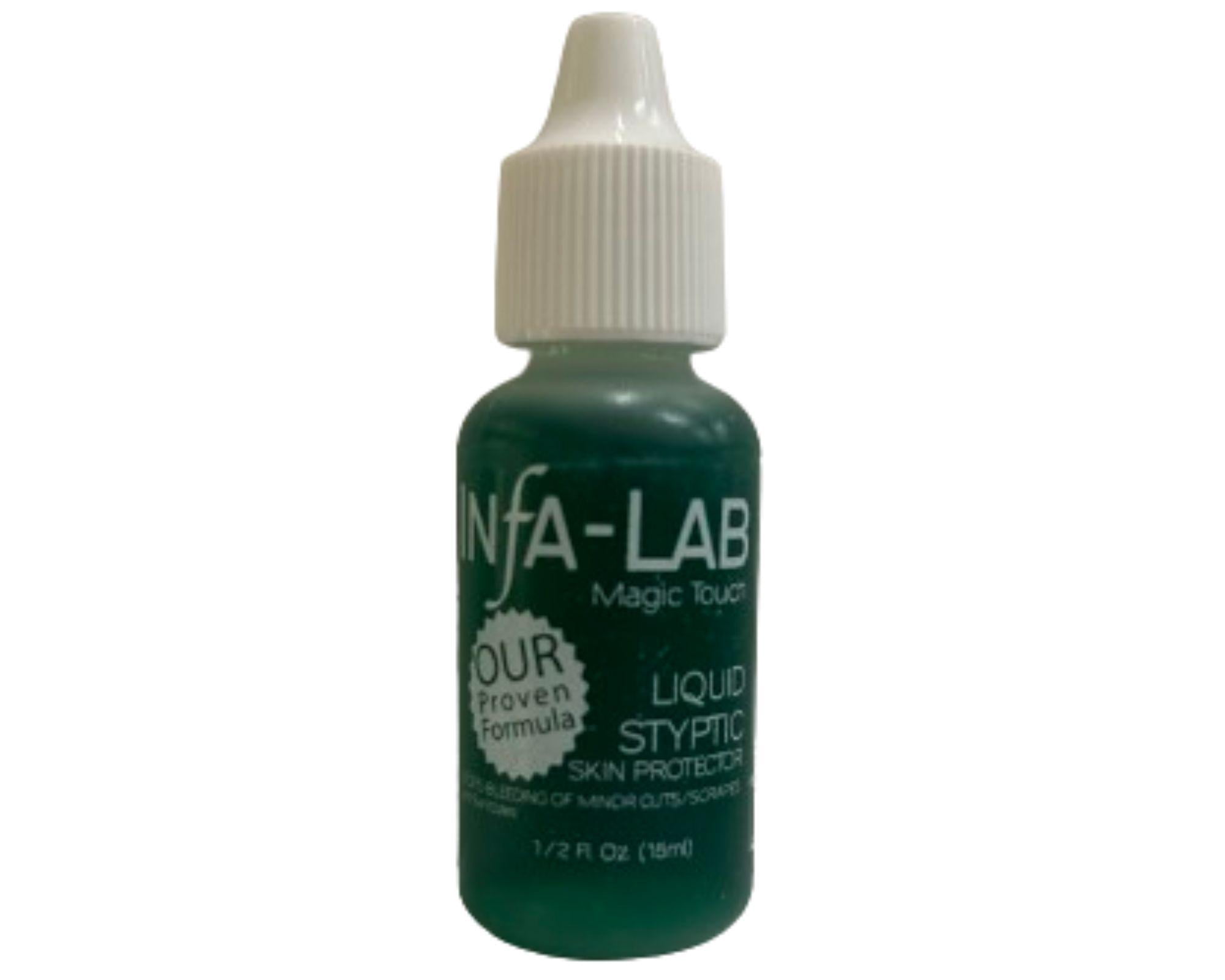 Infalab Magic Touch Liquid Styptic Skin Protector - 1/2 oz for Swift Wound Relief (9 pieces)
