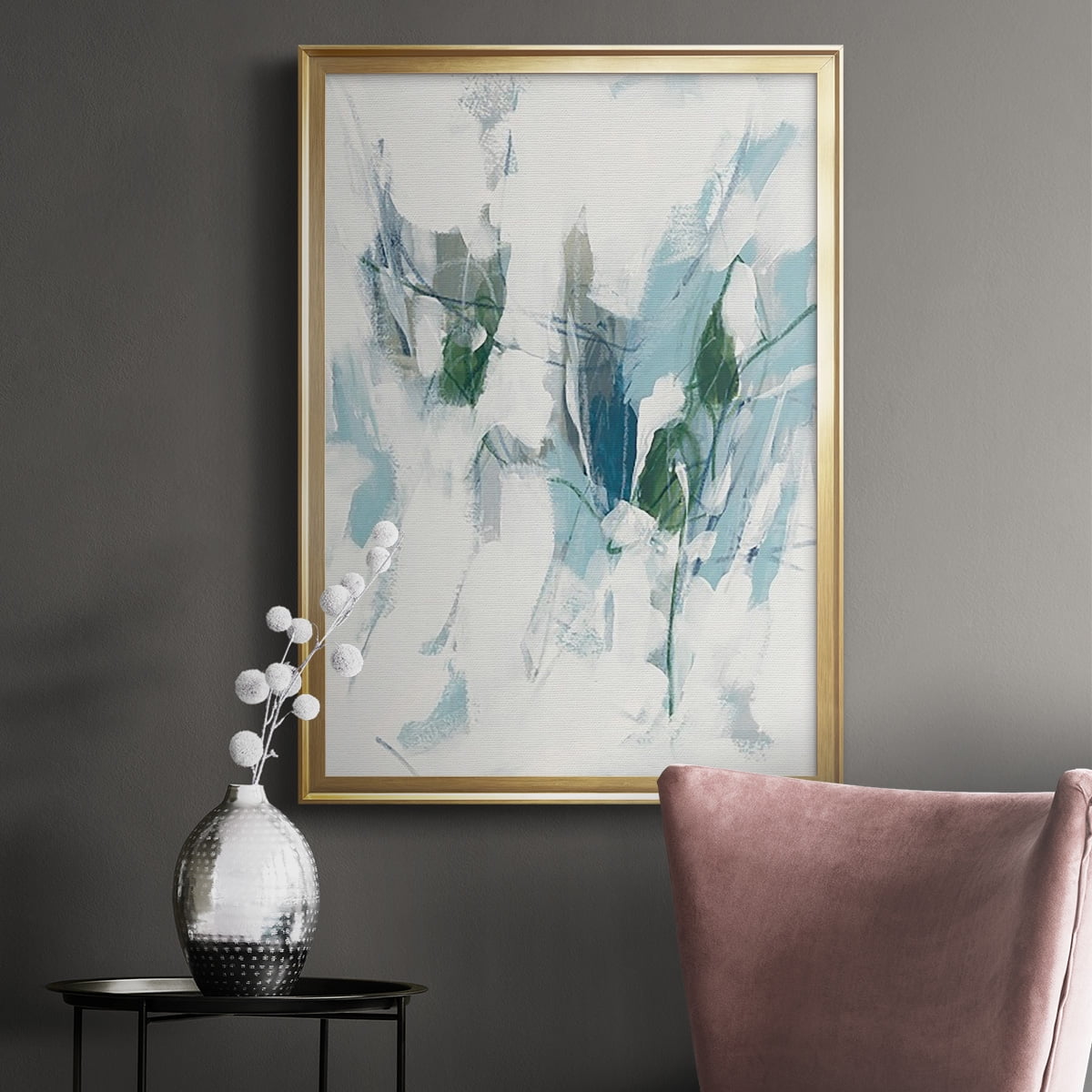 Ice Cavern I Premium Framed Print, in Gold, Black, or Silver - Ready to Hang