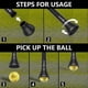 thumbnail image 4 of 3pcs Golf Ball Retriever, Golf Ball Pick-up Suction Cup, Golf Ball Grabber Suction Cup For Putters And Golfer, 4 of 5