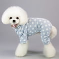 thumbnail image 6 of Frogued Puppy Cat T-Shirt Marguerite Cotton Four-legged Pants Dog Clothes Pet Supplies (Blue,S), 6 of 13