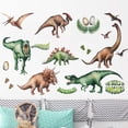 thumbnail image 2 of Adhesivos de pared de PVC con dibujos animados de dinosaurios, animales jurásicos, 66 x 100 cm, 2 of 3