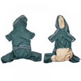 thumbnail image 2 of Waterproof Reflective Dog Raincoat - Adjustable Pet Jacket  Light Dog Hooded Poncho  Suitable for Large and Super Large Dogs 3XL-7XL, 2 of 6