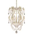 thumbnail image 1 of Vaxcel International H0145 Maille Mini Lustre - Blanc Antique, 1 of 1