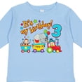 thumbnail image 4 of Inktastic It's My Birthday Circus Train 3rd Birthday Boys or Girls Long Sleeve Toddler T-Shirt, 4 of 5