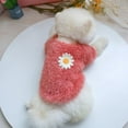 thumbnail image 3 of Pet Plush Warm Winter Sweater Dog Fleece Coat For Small Dogs French Bulldog Puppy, 3 of 5