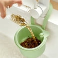 thumbnail image 5 of Sink Strainer Basket - Hanging Sink Colander Drain Basket, Upgrade Quicks Draining Tool with Bottom Release for Mess-Free Hands-Free Cleanup Green, 5 of 6