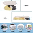 thumbnail image 5 of Vacuum Storage Bags Space Saving Airtight Compression Sealing Bags for Clothes Blankets Bedding Home Organization and Travel Storage Clear, 5 of 5