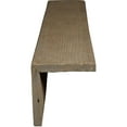 thumbnail image 3 of Ekena Millwork 6"W x 8"H x 16'L 2-Sided (L-beam) Rough Sawn Endurathane Faux Wood Ceiling Beam, Natural Honey Dew, 3 of 17