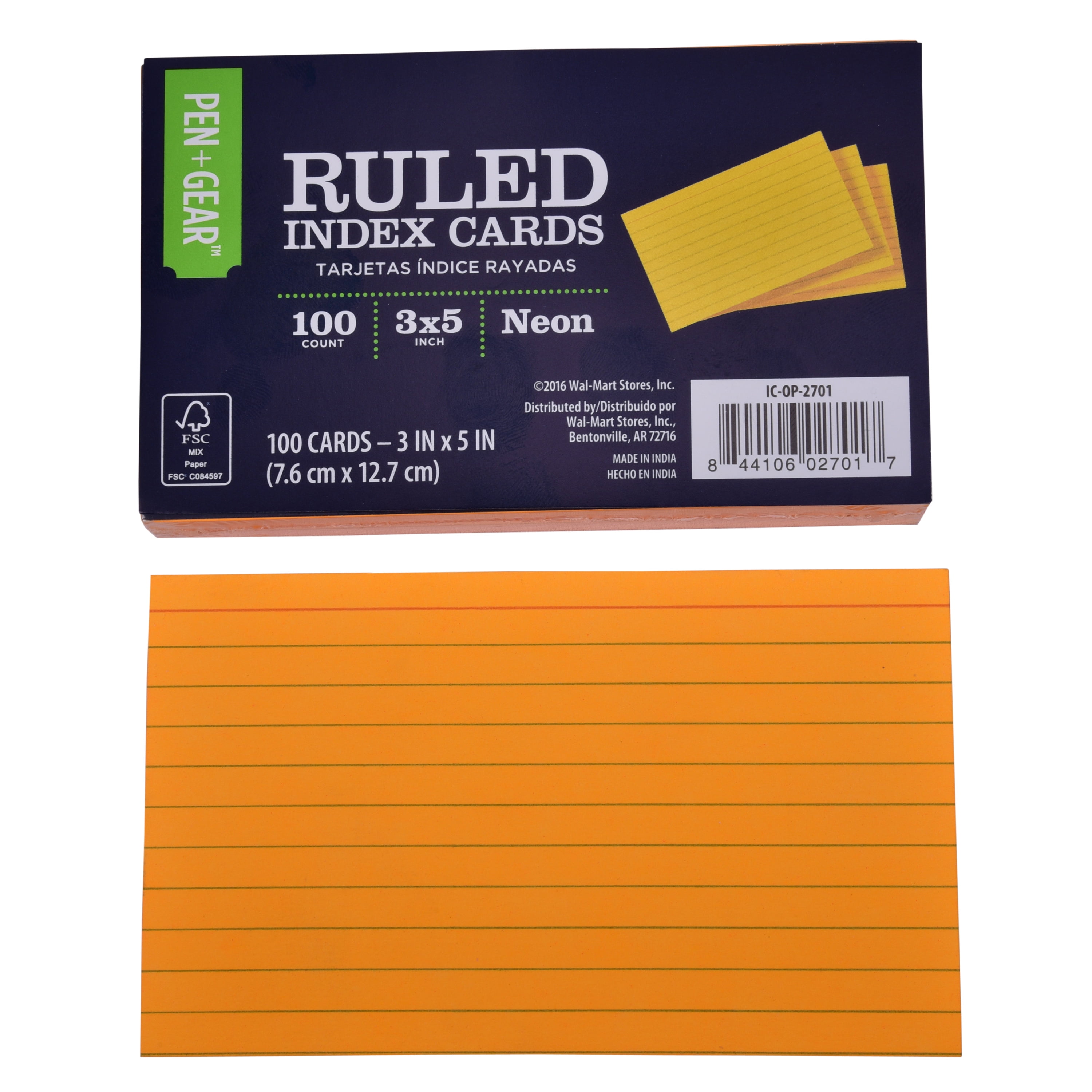 Pen Gear 3x5 Neon Orange Index Cards 100 Count Walmart Com Walmart Com Pen Gear 3x5 Neon Orange Index Cards 100 Count Walmart Com Walmart Com
