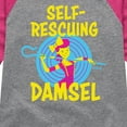 thumbnail image 3 of Toy Story - Self Rescuing Damsel - Toddler & Youth Girls Raglan Graphic T-Shirt, 3 of 5