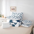 thumbnail image 6 of Feelyou Cartoon Sea Shark Bedding Comforter Set 7pcs, Marine Animal Queen Bedding Sets, 6 of 8