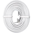 thumbnail image 3 of 50 Foot Phone Line Cord, White, 3 of 4