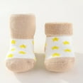 thumbnail image 4 of Unisex Baby Terry Socks 5-Pack for Baby boy and girl 0-12 Months Warm Cotton Socks, 4 of 6