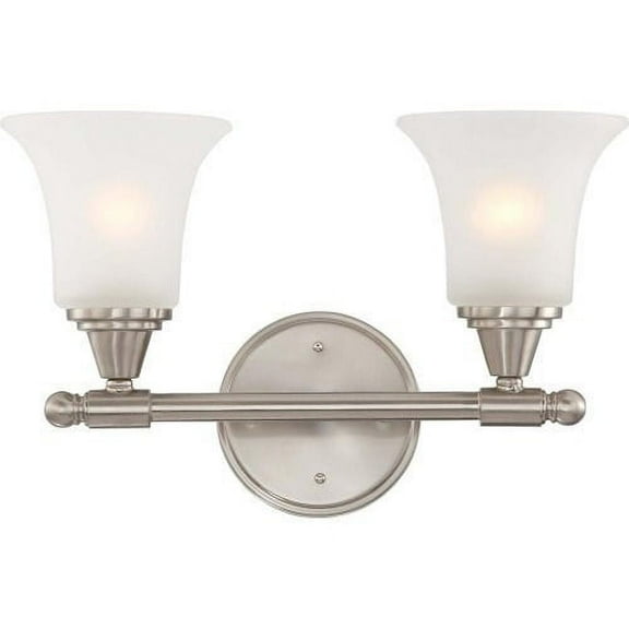 Nuvo 60-4142 - Surrey - 2 Light Vanity Fixture w/ Frosted Glass