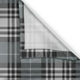 thumbnail image 3 of Checkered Kitchen Curtains, Old Fashioned Plaid Tartan Dark Colors Classic English Tile Symmetrical, Two Panels Drapes with Rod Pocket Room Decor, 55" X 45", Seal Brown Dimgray, by Ambesonne, 3 of 3
